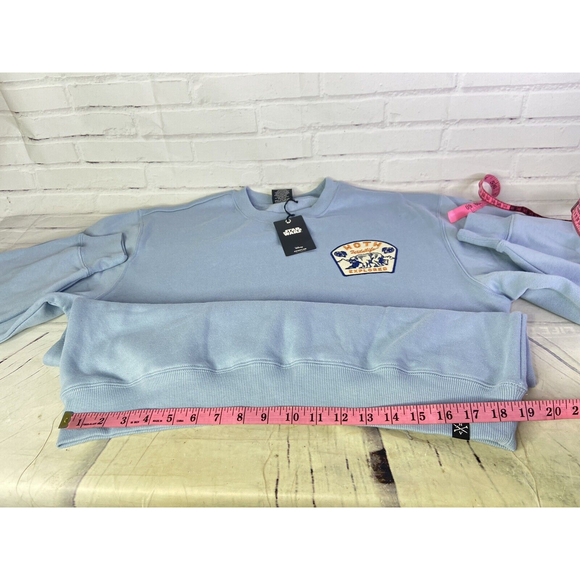 Star Wars Hoth Expeditions Wilflife Pullover Crew Sweatshirt Blue Mens Size M - Picture 10 of 12